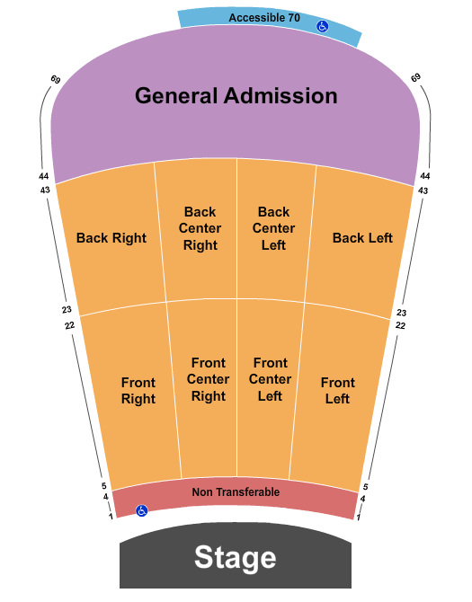 Red Rocks Amphitheatre Atmosphere Seating Chart